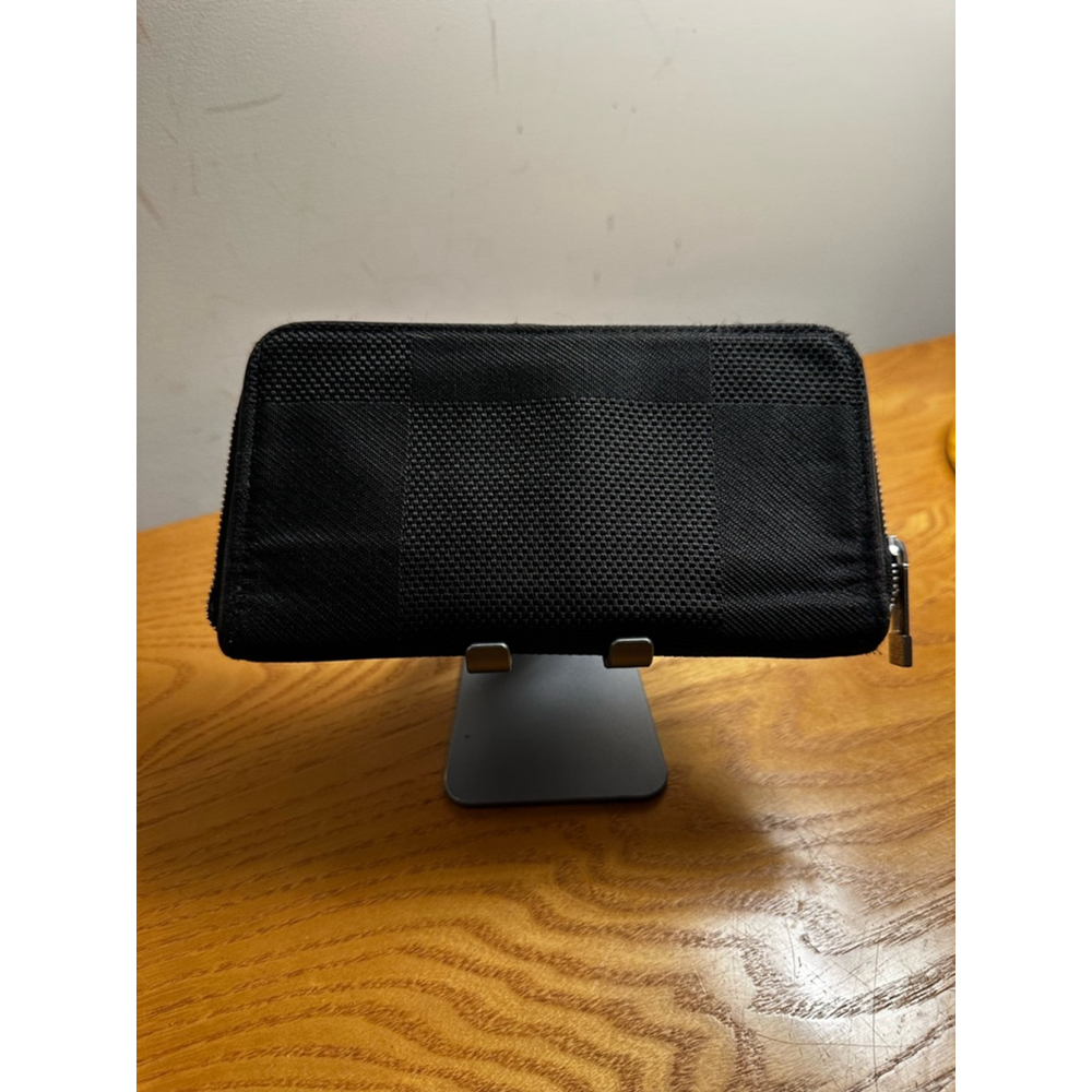 Louis Vuitton Black Graphite Canvas Long Zip Wallet - Picture 8 of 8